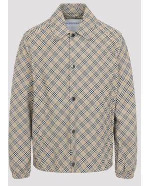 Burberry Slindon Check Jacket - Gray