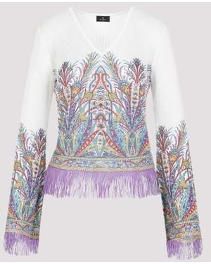 Etro Signature Print Top - Purple