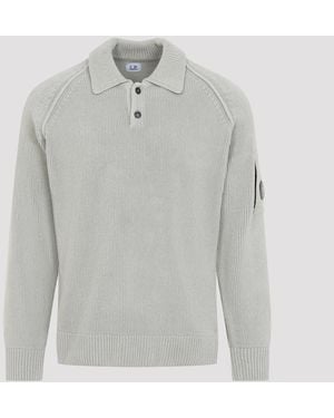 C.P. Company Chenille Polo - Gray