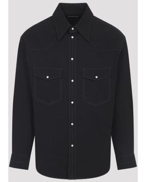 Lemaire Western Shirt - Black