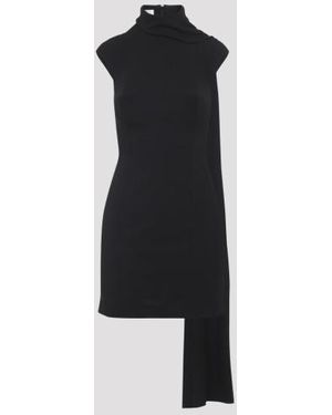 Jean Paul Gaultier Jersey Dress With Cups - Black