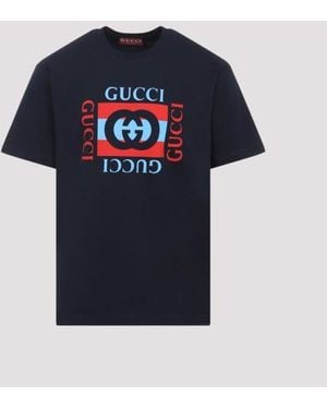 Gucci Short Sleeves T-Shirt - Blue