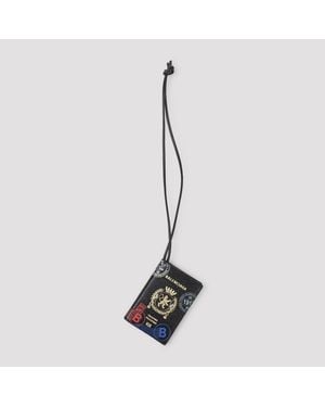 Balenciaga Passport Card Holder Keyring - Multicolor