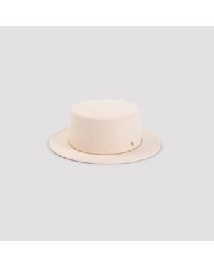Maison Michel Augusta Felt Wool Hat - Pink