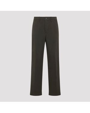 Dries Van Noten Pickerbys Cotton Pants - Gray