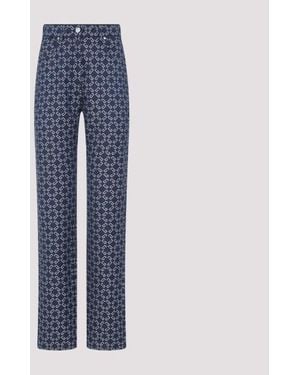 Givenchy Monogram Denim Jeans - Blue