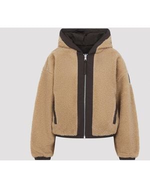 Canada Goose Reversible Wool Fleece Bomber Jacket For - Natural