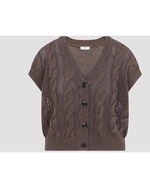 Peserico Cotton Top - Brown