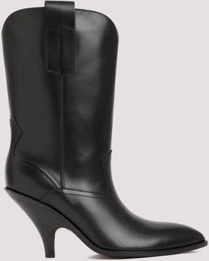 Bally Lavyn Leather Boots - Black