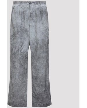 C.P. Company Flatt Nylon Loose Cargo Pants For - Gray