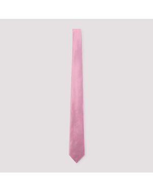 Giorgio Armani Azalea Silk Tie - Pink