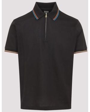 Paul Smith Pau Ith Tr Detai Poo Hirt - Black