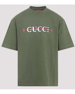 Gucci Short Sleeves T-Shirt - Green