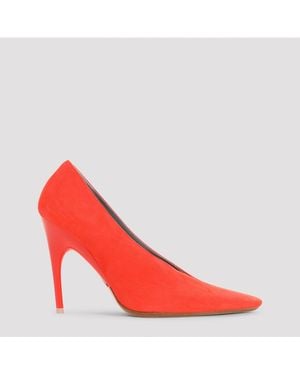 Balenciaga Duchesse Pumps - Red