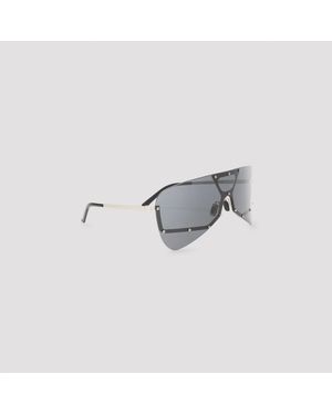 Rick Owens Tower Sunglasses - Metallic