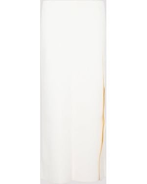 Jil Sander Elegant Viscose Skirt - White