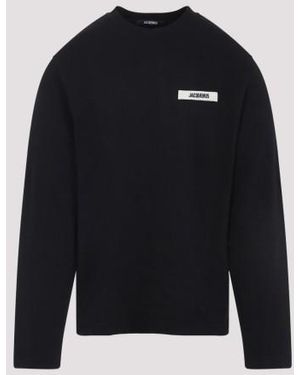 Jacquemus Le Grosgrain T-Shirt - Black