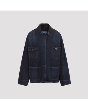 Prada Bleu Denim Jacket - Blue