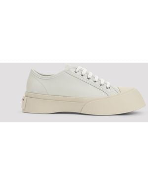 Marni Pablo Calf Leather Sneakers - White