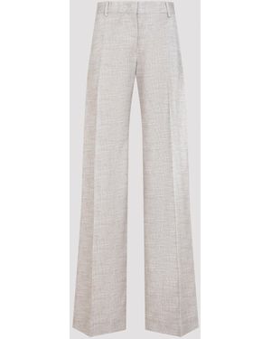 Ermanno Scervino Wide-Leg Viscose Pants For - Gray