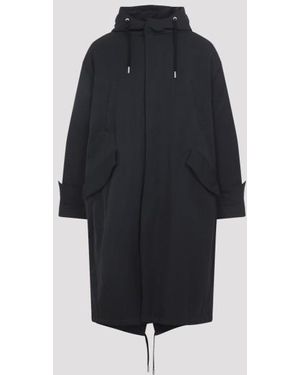 Ami Paris Padded Parka Jacket - Black