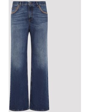 Etro Straight Denim Jeans - Blue