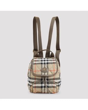 Burberry Mini Check Backpack - Multicolor