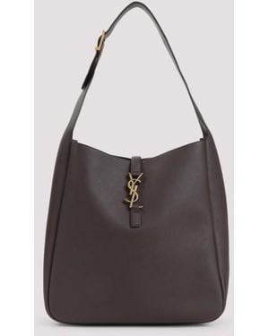 Saint Laurent Ysl Le 5a7 Shoulder Bag Unica - Black