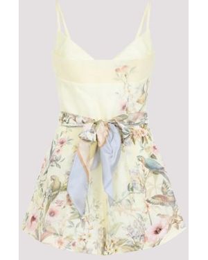 Zimmermann Rebellion Fitted Playsuit - White