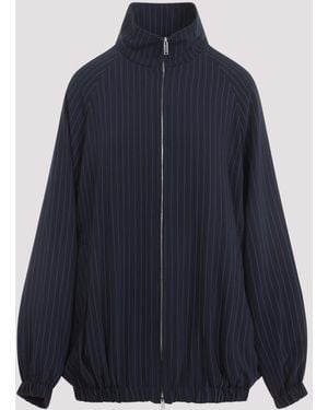 Frankie Shop Baxter Track Jacket - Blue