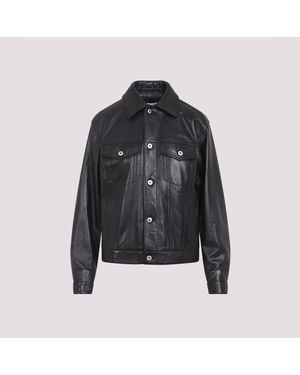 Bottega Veneta Leather Jacket - Black