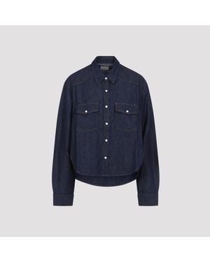 KHAITE Grenon Shirt - Blue