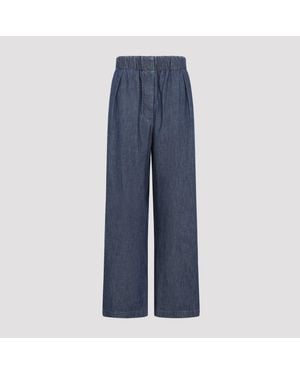 Jil Sander Wide Leg Blue