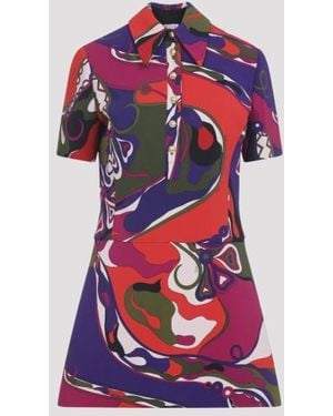 PUCCI Viscose Mini Dress - Red