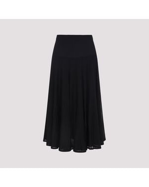 Ralph Lauren Celia Mid Long Skirt - Black