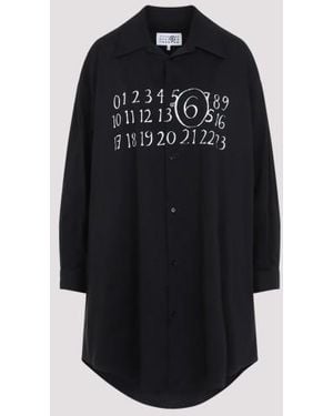 MM6 by Maison Martin Margiela Cotton Dress - Black