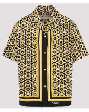Valentino Bowling Shirt - Metallic