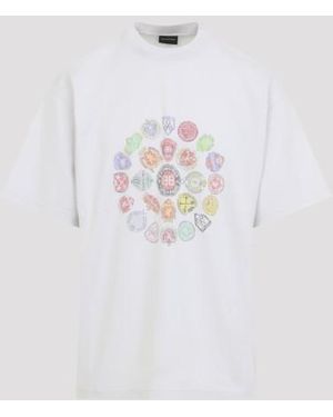 Balenciaga Medium Fit Short Sleeves T-Shirt - White