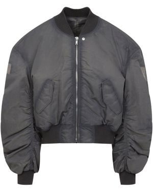 Rick Owens Secchia Flight Bomber Jacket - Gray