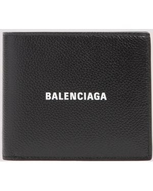 Balenciaga Square Fold Wallet 11Cm X 9.5Cm X 2Cm - Black