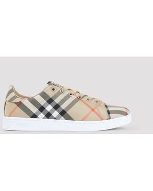 Burberry Buerberry Check Sneakers - Multicolor