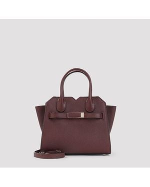 Valextra Milano Micro Bag - Purple