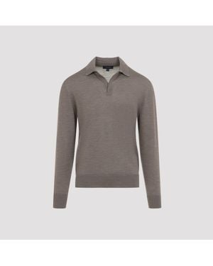 Sease Lasca Virgin Wool Polo - Gray