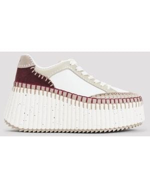 Chloé Chloe Nama Sneakers - Pink
