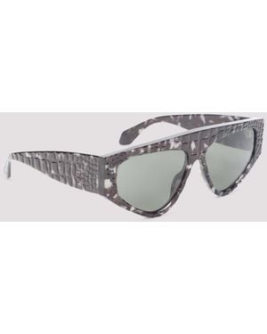 Alaïa 97 Mask Sunglasses - Metallic