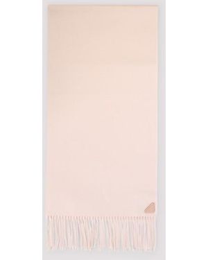 Prada Silk And Cashmere Scarf - Pink