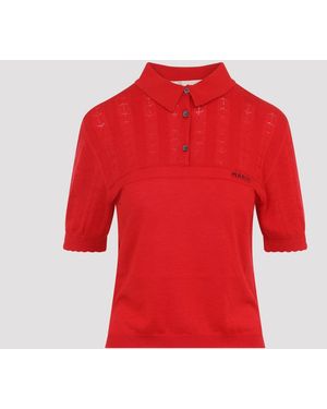 Marni Wool Polo - Red