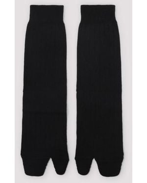 Maison Margiela Bootleg Socks - Black