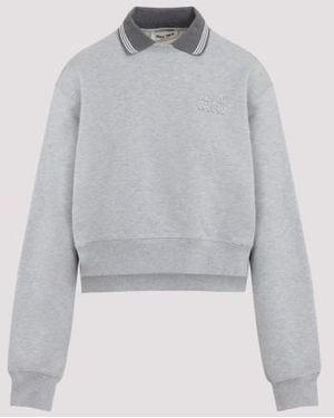 Miu Miu Sweatshirt - Gray