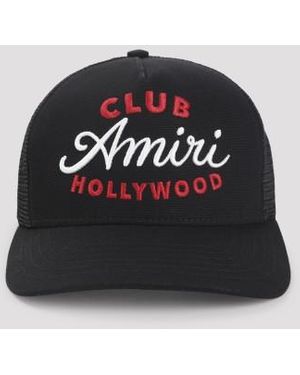 Amiri Club Trucker Hat - Black